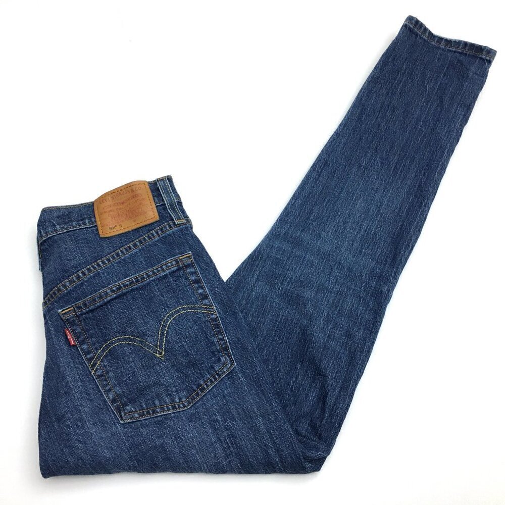 Levi's 501s Women's Jeans Skinny Leg Button Fly Levi's Premium Original Fit 25 - Picture 11 of 11